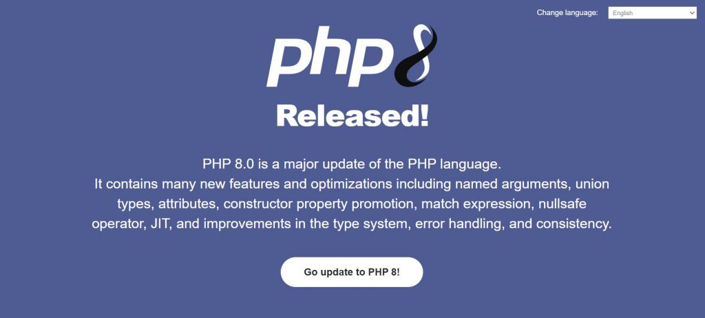 php 8.1 release